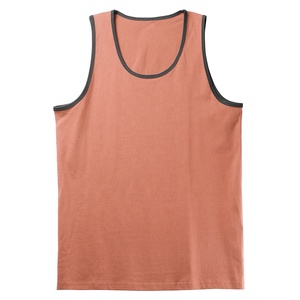 Men's 100% Cotton Sustainable Design Breathable Quick Dry Gym Training Singlet Casual Workout Tank Tops <b>Vest</b> <b>Stringer</b> Top - Product Image 2