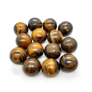 كرة من الحديد بشكل نمر طبيعي, كرة من الحديد بتصميم عيون النمر ذات سعر مناسب للزينة ، كرة من الحديد المصقول على شكل نمر | اشتري Jilaniagate
