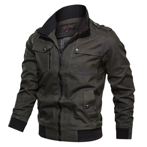Chaqueta de hombre, chaqueta bomber de algodón cálida para invierno, chaqueta informal, abrigo, chaqueta cortavientos con cuello alto para hombre, ropa de abrigo a la moda - Product Image 4