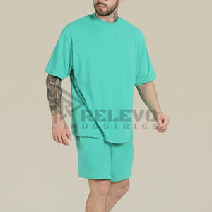 Ensemble sweat-shirt et short Sport Ready 100% coton Vêtements de sport pour hommes du Pakistan avec logo personnalisé Deux pièces à manches longues - Product Image 5