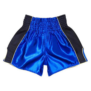 กางเกงขาสั้นมวยไทยสำหรับผู้ชายกางเกงมวยไทยปักลายแบบเย็บเสริมทันสมัย - Product Image 2