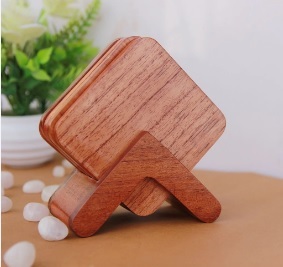 Ensembles de sous-verres en bois au design unique Article décoratif peu coûteux pour le bureau ou la maison Meilleur tapis/coussin pour la table pour l'hôtel - Product Image 5