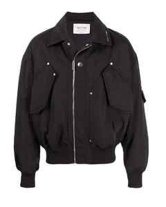 Venta al por mayor de los hombres de luz cálida burbuja bombardero abrigos logotipo personalizado de nylon negro con capucha de invierno Puffer chaquetas con cierre de cremallera - Product Image 4