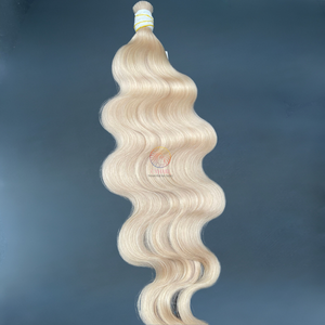 Venta al por mayor 100% cutícula alineada cabello humano virgen onda a granel Super doble dibujado pelo crudo vietnamita paquetes a granel onda natural - Product Image 3