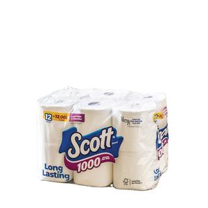 ม้วนกระดาษชำระม้วน1000สก๊อตเนื้อเยื่ออาบน้ำ - Product Image 1