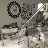 Convoyeur à vis robuste en acier inoxydable neuf pour poudres de protéines végétales, suppléments nutritionnels et céréales