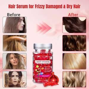 Cápsula De Óleo De Tratamento De Cabelo Personalizado Multivitamínico Marroquino Óleo De Abacate Suave Hidratante Cabelo Vitamina Soro Cápsulas - Product Image 3