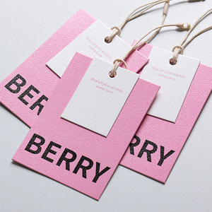 Bán Buôn Tùy Chỉnh Đồ Trang Sức Thương Hiệu Logo Treo Thẻ Phân Hủy Sinh Học Mens Quần Áo Treo Thẻ In Ấn - Product Image 3