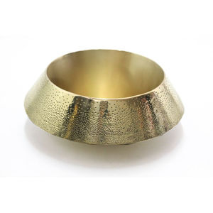 Portavelas de Metal Dorado con Diseño de Mini Flores, para Decoración del Hogar, Jardín y Navidad, Hecho a Mano - Product Image 4