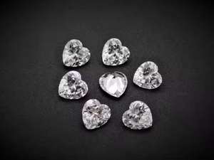 Diamantes sueltos de corte de corazón Natural de alta calidad 3,5 MM a 6 MM VVS blanco perfecto para anillos de compromiso de joyería personalizada y regalos - Product Image 3