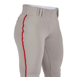 Old School Zipper Baseball Pantalon pour Hommes Unisexe Adultes Logo Personnalisé Sportswear Youth Softball Jersey Imprimé Polyester Matériel - Product Image 4