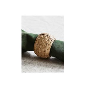Fait de rotin forme ronde accessoires de table ronds de serviette maison et cuisine Ware tissu tenant anneaux prix abordable - Product Image 1