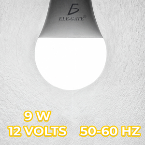 Pack de 10 ampoules LED 9W 6500K lumière froide, alimentation CA, corps en plastique, divers types de culots pour usage décoratif domestique, certifiées ETL CCC - Product Image 2