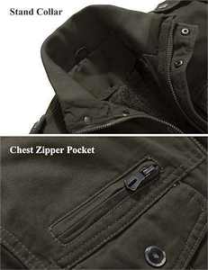 Veste d'hiver pour homme en gros, personnalisable, de haute qualité, noire, marque privée, veste bomber en fourrure pour homme, vestes d'extérieur pour homme - Product Image 3