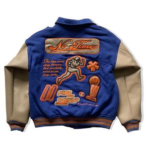 Veste universitaire en laine en gros entièrement personnalisable Logo de l'équipe/école broderie commandes en gros acceptées expédition rapide - Product Image 4