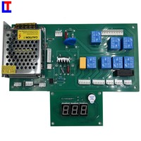Tablero de control Pcb para lavadora PCB con juego de caja de monedas para lavadora emiratí copia y diseño de PCB que funciona con monedas