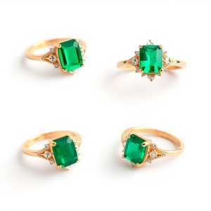 Tendance luxe 925 bague de fiançailles en argent Sterling avec Zircon plaqué rhodium bijoux fins pour les fêtes de mariage Semi anneau - Product Image 2