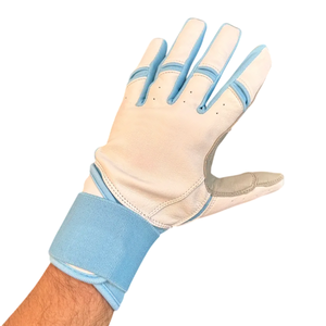 Gants de frappe de baseball ambidextres en cuir durable haute performance multicolore à manchette longue Protection de confort respirant pour - Product Image 5