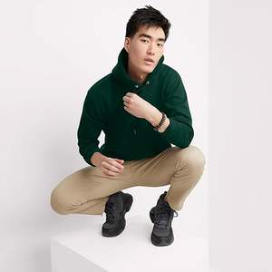 Tendencia 2025 Regular Fit Hoodie Custom Streetwear Pullover Casual Invierno 100% Algodón Fleece Secado rápido Transpirable Hombres Mujeres OEM - Product Image 6