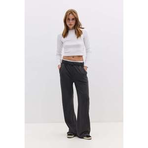 Pantalones de Pierna Ancha con Cintura Elástica - Product Image 1