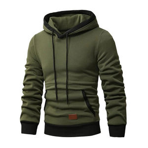 Sweat-shirts ajustés de haute qualité pour hommes, toutes tailles, polyester/coton, style uni, sweat-shirt vierge, motif en molleton, vente en gros de sweat-shirts pour hommes - Product Image 5