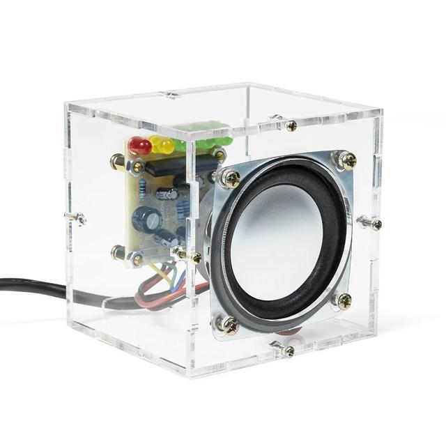 mini speaker Blue-tooth Speaker Box DIY Kit Electronic Sound Amplifier for Science Experiment STEM Learning for Teens Adults