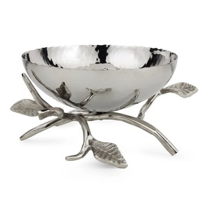 Bol décoratif finition argentée de qualité supérieure, élément d'accentuation élégant pour la décoration de table, maisons, bureaux et événements, en provenance d'Inde - Product Image 3
