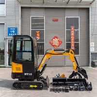 Excavatrice sur chenilles spéciale verger de 1 tonne avec moteur Briggs & Stratton, haute garde au sol et haute efficacité opérationnelle pour la plantation d'arbres