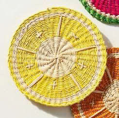 MANTEL DE HIERBA MARINA TEJIDO A MANO DECORACIÓN DE PARED MAYORES - Product Image 5