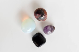Kit de Vente en Gros de Cristaux Naturels du Zodiaque Libra, Pierres Roulées de Guérison de Qualité, Pierre de Naissance, Carte, Bracelet de Perles Rondes de 8mm - Product Image 3