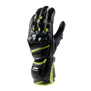 Gants de course personnalisés de haute qualité pour hommes, gants en cuir pour moto à doigts entiers, design coupe-vent pour l'hiver en plein air - Product Image 2