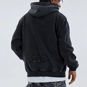 New Arrival <b>Men's</b> Cotton <b>Pullover</b> Hoodies Solid Color Customizable Size And Logo Oem Service <b>Men</b> Hoodies - Product Image 5