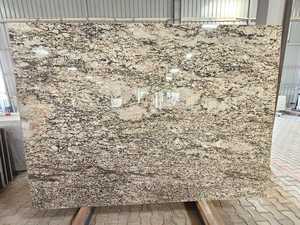 แผ่นหินแกรนิตสีเหลืองคริสตัลขัดเงาสำหรับโต๊ะหินธรรมชาติ - Product Image 5