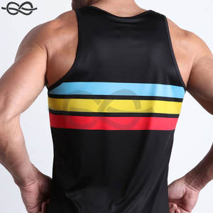 Hombres Cool Dry Athletic Workout Camisetas sin mangas Casual Culturismo Fitness Training Tee Gym Muscle Tank Tops - Product Image 4