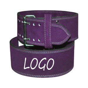 Venta caliente Gym Fitness Belt Longitud personalizada Heavy Duty Correa de levantamiento de pesas de cuero genuino para hombres y mujeres de Pakistán - Product Image 3