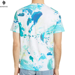 Camiseta personalizada Ringler para hombre de alta calidad 100% algodón tamaño súper grande DTG estampado Streetwear Formal Ringer hombro diseño - Product Image 3