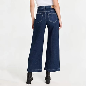 Pantalones Vaqueros de mujer de alta calidad al por mayor, pantalones vaqueros transpirables personalizados de estilo holgado informales personalizados, pantalones cargo de mujer - Product Image 5