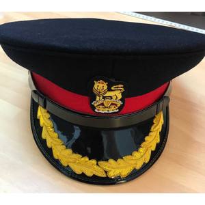 Béret bleu russe 100% laine, broderie à la main, respirant, utilisation en extérieur, unisexe, toutes saisons - Product Image 3