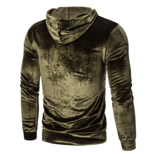 Meilleur matériau à taux raisonnable Sweat à capuche en velours pour hommes Anti-rides Léger Sweat à capuche en velours sur mesure de qualité supérieure - Product Image 6