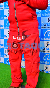 Chándal acampanado ajustado para hombre de calidad superior Logotipo personalizado Hip Hop Impreso Bordado Chándales de estilo más nuevo - Product Image 5