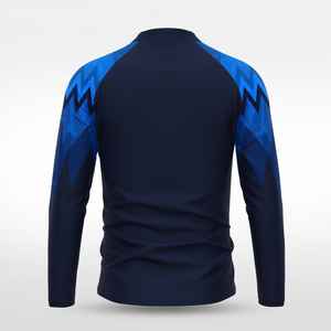 Men's Reversible Quarter Zip Long Sleeve <b>Athletic</b> Shirts Active Pullover Lightweight Training Outdoor Running Workout Fitness - Product Image 2