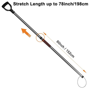 อุปกรณ์จับสัตว์ปศุสัตว์แบบแข็ง คันจับสุนัขและคันจับหมู/สุกร เครื่องมือสัตวแพทย์สำหรับการจับหมูอย่างมีประสิทธิภาพ - Product Image 3