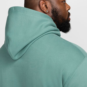 Sweat-shirt à capuche épais 320 g/m² pour homme, sans cordon, personnalisable, effet vieilli, vierge, délavé à l'acide, coupe classique, imperméable - Product Image 6