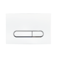 Panel Tombol Tekan Toilet Fabia CE Standard Modern Oval Dual Flush Warna Emas Matt untuk Kustomisasi Proyek Cistern Tersembunyi