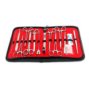 Herramientas de disección de acero inoxidable duraderas en un kit portátil ideal para laboratorios de biología - Product Image 1