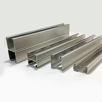 Structure de rail en aluminium anodisé personnalisable pour montage au sol - Conception de précision - Garantie de 10 ans - Installation facile - Résistance au vent