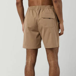 Shorts de Playa para Hombre de Secado Rápido, Transpirables, Ecológicos, Antiarrugas, con Cordón en la Cintura, Opción de Logotipo Frontal, 100% Poliéster, OEM - Product Image 2