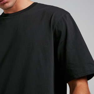 Camiseta pesada de gran tamaño de algodón 100% de alta calidad, camiseta pesada con estampado personalizado, camiseta lisa en blanco para hombre para Unisex - Product Image 6