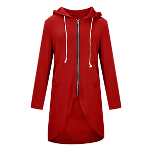 Street Grace Oversized Fit <b>Longline</b> <b>Hoodie</b> for <b>Women</b> Custom Design OEM Supplier Private Label Pullover Cotton Fleece Material - Product Image 1