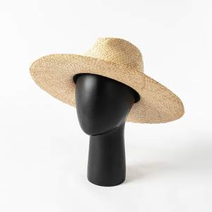 Unisexe haut tendance meilleure vente fedora paille chapeau de soleil panama raphia chapeaux artisanaux de l'usine du Vietnam - Product Image 3